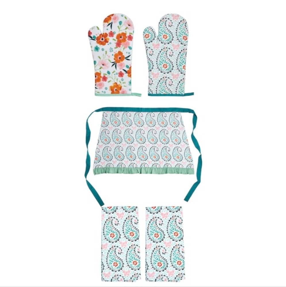 Floral Paisley Kitchen Linen Set